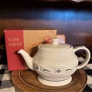 Longaberger Teapot with lid and box